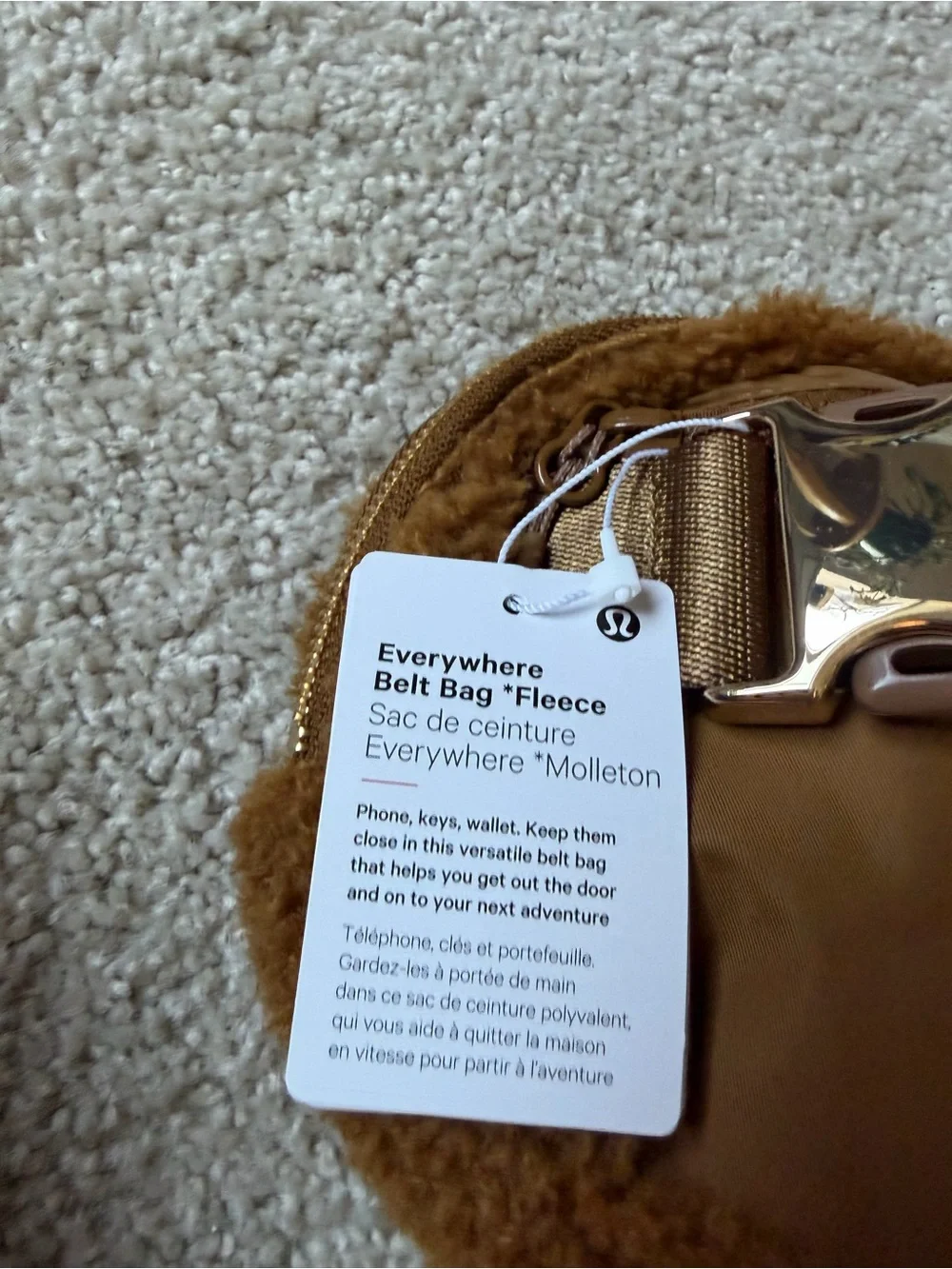 Lululemon Everywhere Belt Bag Fleece NWT